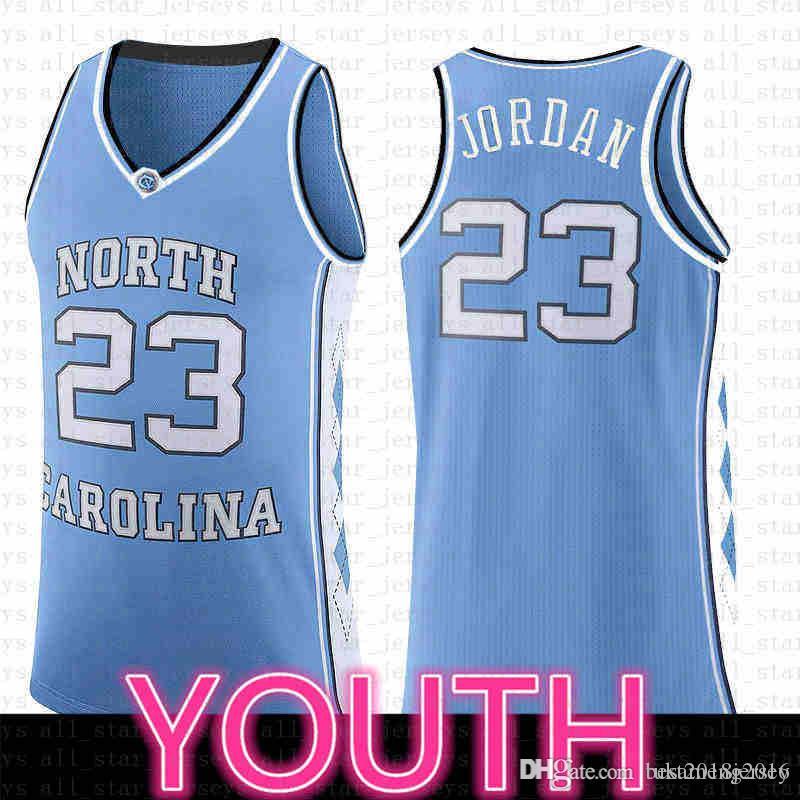 North Carolina State University 23 Michael JD Youth Kids Mens Basketball Jersey NCAA Tune Squad Space 23 Jerseys size s-xxl