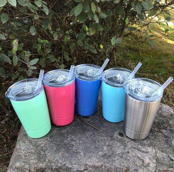 12oz Cup Stainless Steel Tumblers 12oz Double Wall Vacuum Large Capacity Sports Mugs Wine Beer Travel Egg Cups