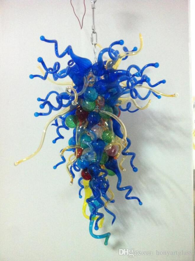 Free Shipping AC Led Bulbs 110v-240v House Decorative Vintage Crystal Modern Murano Glass Pendant Light Kitchen