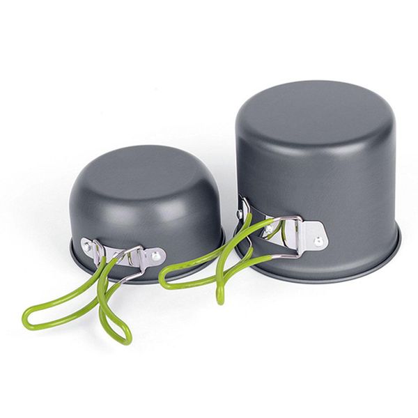 Cookware Cookware Non -Stick Pots Pans Bowls Portable Outdoor Camping Hiking Cooking Set Cookware Outdoor Accessories Practical