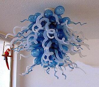 Modern Lamps Design Living Room Style Ceiling Chandeliers Lamp with LED Bulbs Hand Blown Murano Glass