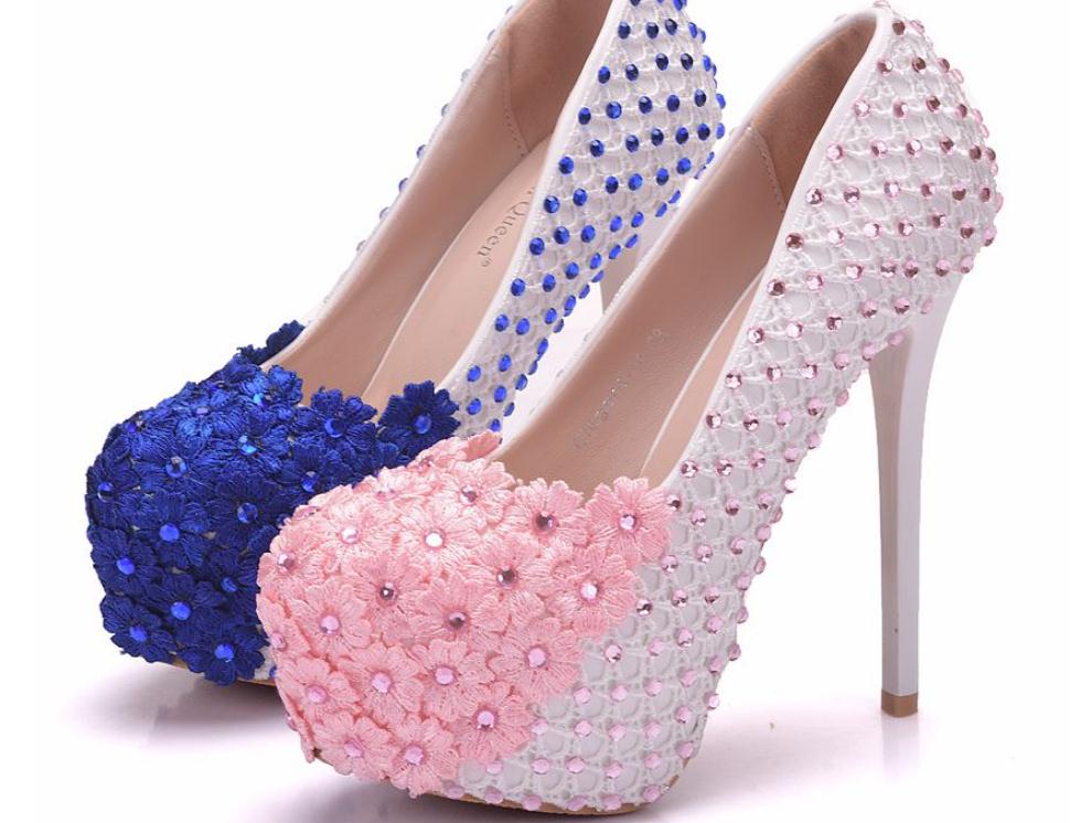 Women&#039;s shoes in Spring and Autumn High fine heel round head water drill waterproof table@ASD363