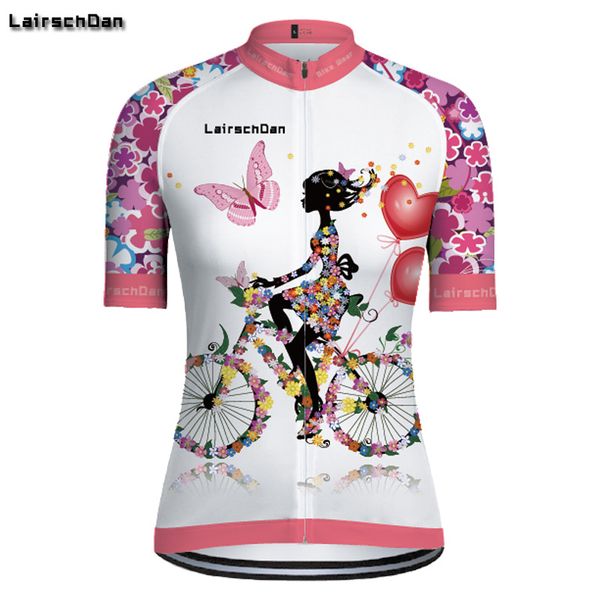SPTGRVO Lairschdan Pink Pro Cycling Jersey Team 2019 Cycle Clothing Summer Woman Short Set Mtb Bike Uniforme Bicycle Clothes Kit
