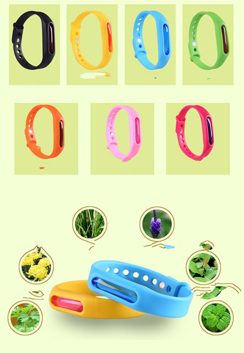 Waterproof candy jelly color Anti Mosquito Pest Insect Bugs Repellent Repeller kids silicone Wrist Band Bracelets mixed color order