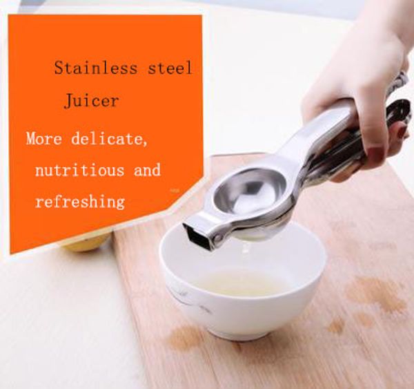 Fresh Fruit Tool Multifunctional Stainless Steel Manual Juice Press Kitchen Novelty Tool Manual Fruit Juice Press