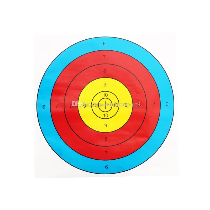 40X40cm Archery Target Half Ring Target Paper Bow And Arrow Outdoor Shooting Sports Equipment Training Hunting target Tactical Accessories