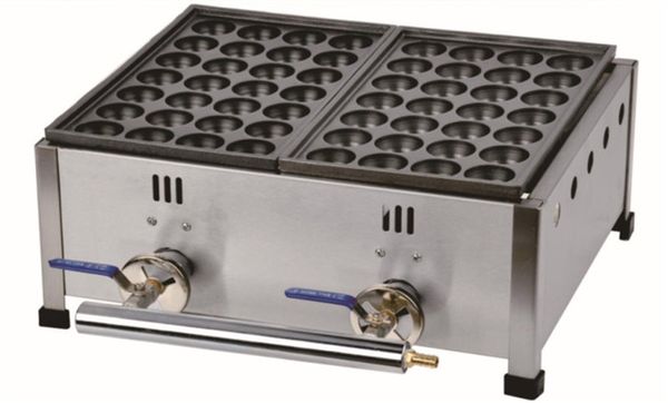 HOT SELLING Commercial Non-stick Double Plates Japanese Food Truck Takoyaki Machine Gas Fish Grill Octopus Ball Machine