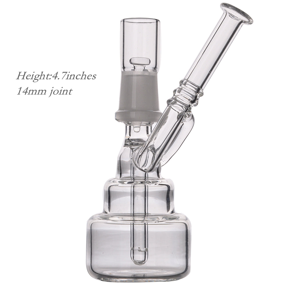 4.7&quot; beaker hookahs hookahs base water pipes glass bongs thickness glass for wax tabacoo dry herb smoking mini small Bubbler