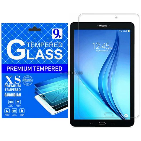 9H Hardness Premium Quality Clear Front Screen Protectors Protective Tempered Glass For Samsung Galaxy Tab E 8.0 Inch T375 T377 T377W 9.6 T5