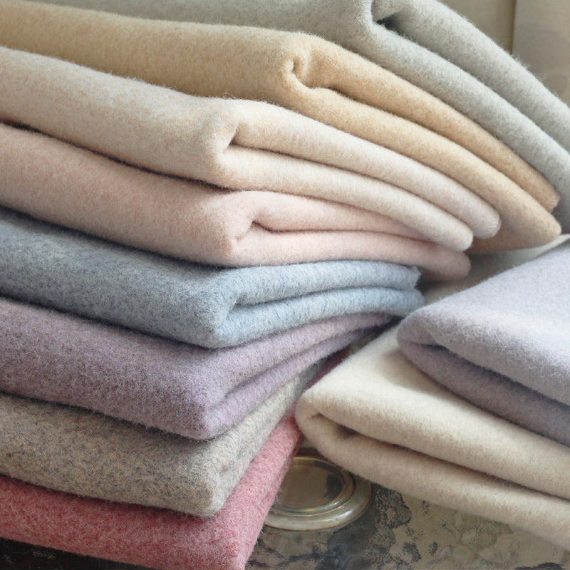 Brushed Wool polyester blend Fabric For Coat Windbreaker curtains Material By the Half-Yard Width 61&quot;