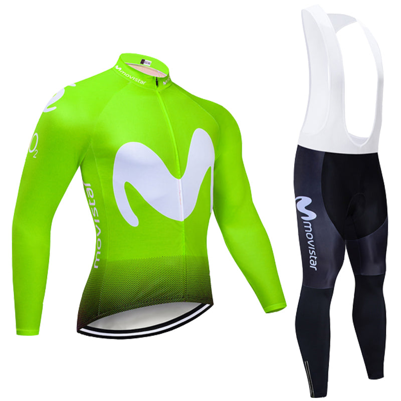 Cycling jersey 2020 Pro Team Men&#039;s Winter Thermal Fleece Cycling clothing MTB bike jersey bib pants kit Ropa Ciclismo Invierno