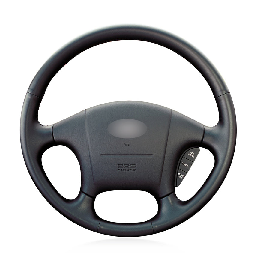 DIY Black Micro Fiber Leather Car Steering Wheel Cover for Hyundai Sonata 1999 2000 2001 2002 2003 2004 2005 Accessories