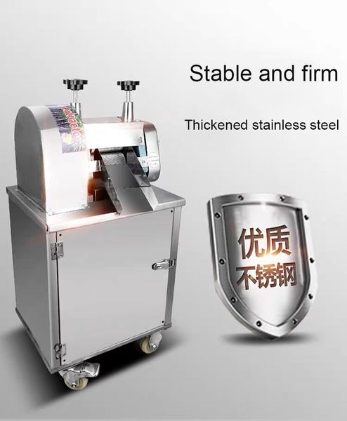 300KG-H Stainless steel multi-purpose commercial sugarcane juice machine Sugar cane juice extractor squeezer Sugarcane Juicer