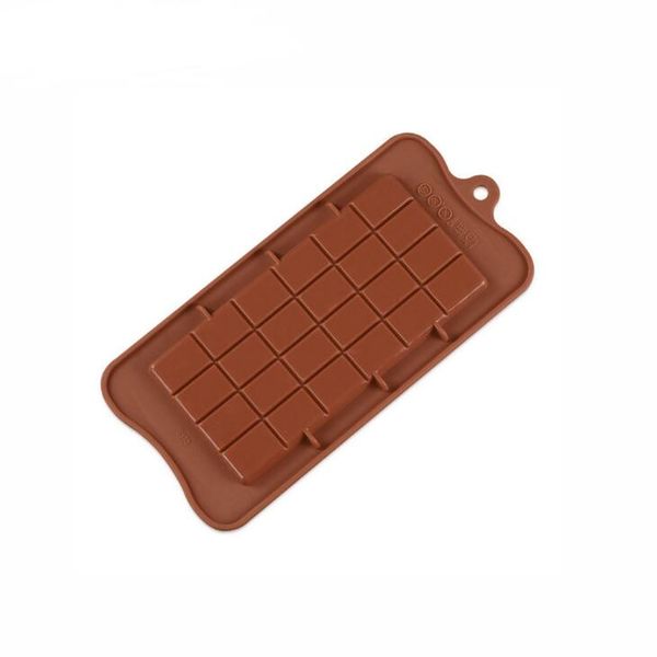 24 Grid Square Chocolate Mold silicone mold dessert block mold Bar Block Ice Silicone Cake Candy Sugar Bake Mould LX2243