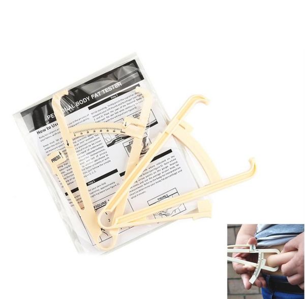 New Body Fat Caliper Skin Analyzer Measure Charts Fitness Slim Keep Health Tester Body Fat Monitor Meter SN1136
