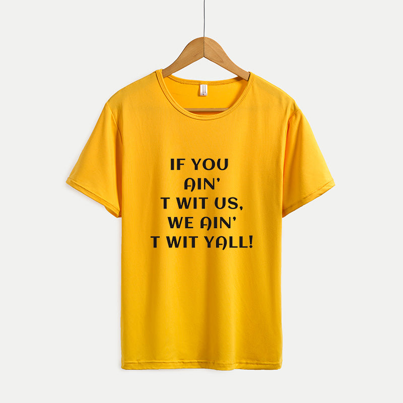 Men Letter Print Tops Mens Casual T-shirts Womens Fashion Print Summer T-shirts Youth Solid Color Print Outdoorwear 2020 New Arrival