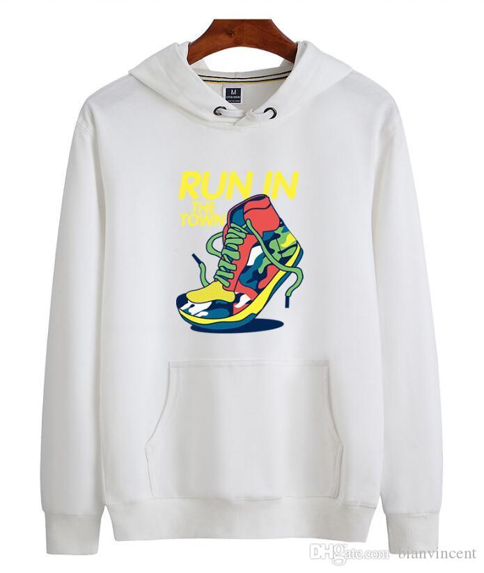 autumns new european and american fire tolerance 3d digital print mens hoodie clothing fleece arm warm