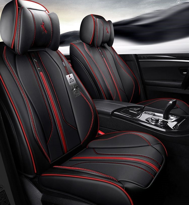 Universal Fit Car Accessories Seat Covers For Trucks Top Quality PU Leather Five Seats Covers For SUV For Sudan Free Shipping Sporty ZFL1901