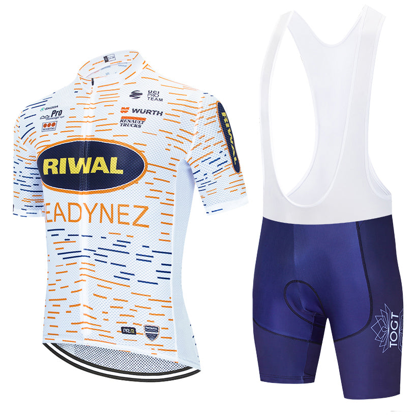 Tour De France 2020 RIWAL Cycling Jersey set summer breathable MTB bike cycling Clothing bib shorts kit Ropa Ciclismo