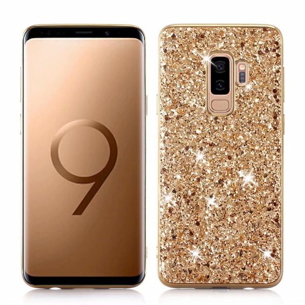 For Samsung Galaxy S7 edge S8 S9 S10 Lite Note 8 9 10 Plus S20 Ultra Case Bling Glitter TPU Cover For A11 A10S A20S A51 A71 A81 A91