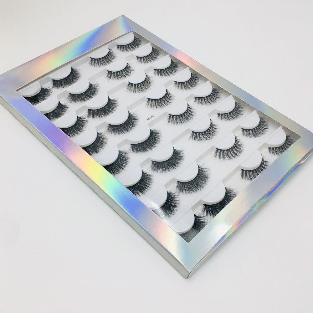 New arrival Luxury 16 pairs false eyelashes set thick natural long fake lashes mink eye makeup accessory 6 models drop shipping