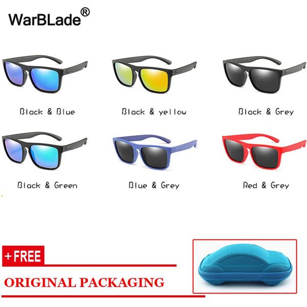 Wbl Children Kids Sunglasses Boys Girls Polarized Sun Glasses Baby Infant Silicone Flexible Safety Frame Shades Eyewear Uv400 NCide