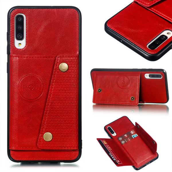 For Samsung A21 A51 A71 A81 A91 A10 A20 A30 A40 A50 M10 M20 M30 A50S S10 Plus Wallet Case Leather Card Holders Case Cover for Samsung A50