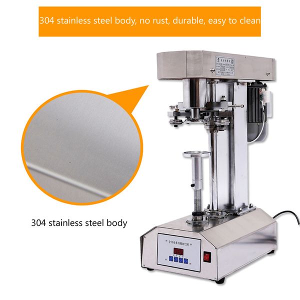 370W Desktop can sealing machine for beer aluminum can tinplate can stainless steel semi-automatic sealing machine
