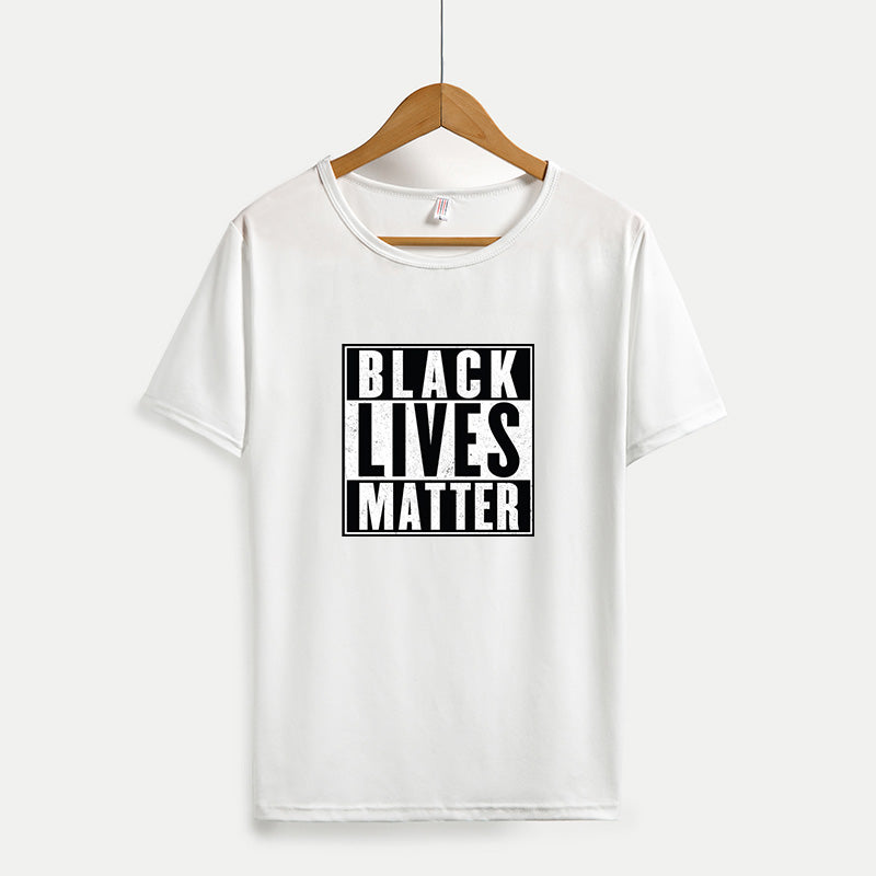 BLACK LIVES MATTER Men Fashion Tops Mens Letter Print T-shirts Womens Print Summer T-shirts Casual Youth Solid Color Outdoorwears Hot Sale