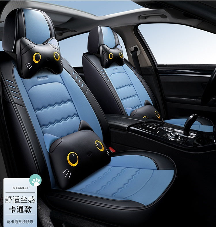 Universal Fit Car Interior Accessories Seat Covers For Sedan PU Leather Adjuatable Five Seats Free Shipping Design Seat Cover For SUV BM003