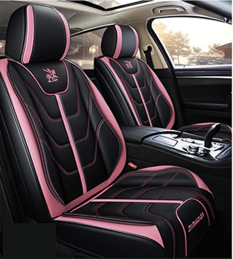 Universal Fit Car Interior Accessories Seat Covers For Sedan PU Leather Adjuatable Five Seats Full Surround Design Seat Cover For SUV 9D362