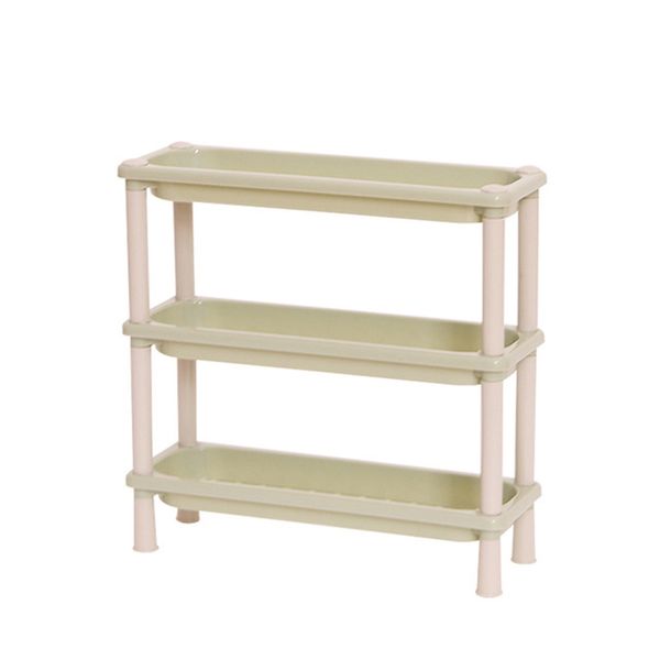 Multi Use Household Holder Bathroom Desktop Mini Side Shelf Kitchen Spice Sundry Storage Rack Save Space Organizer Shelves Green