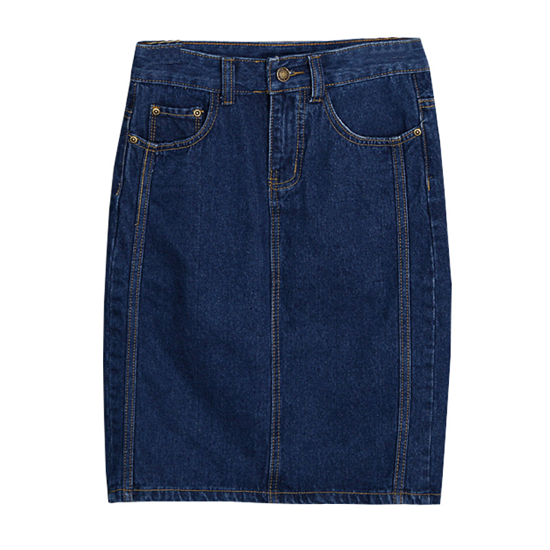 Blueberries European Fashion Embroidered Denim Skirts ShuHua355