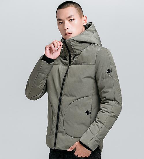 Solid Color Luxury Mens Jackets Winter Designer Coats Long Sleeve Hooded Trend Outerwear Thick Youth Clothing 3 Colors M-4XL