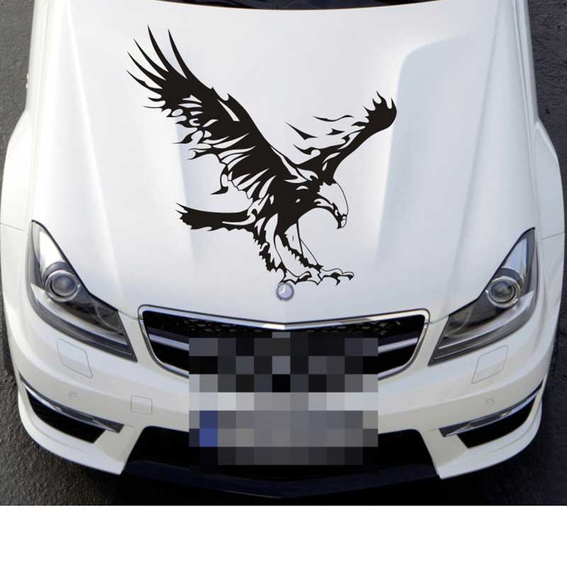 NEW Eagle Car stickers Front Cover Hoods Body Stickers Reflective Decals