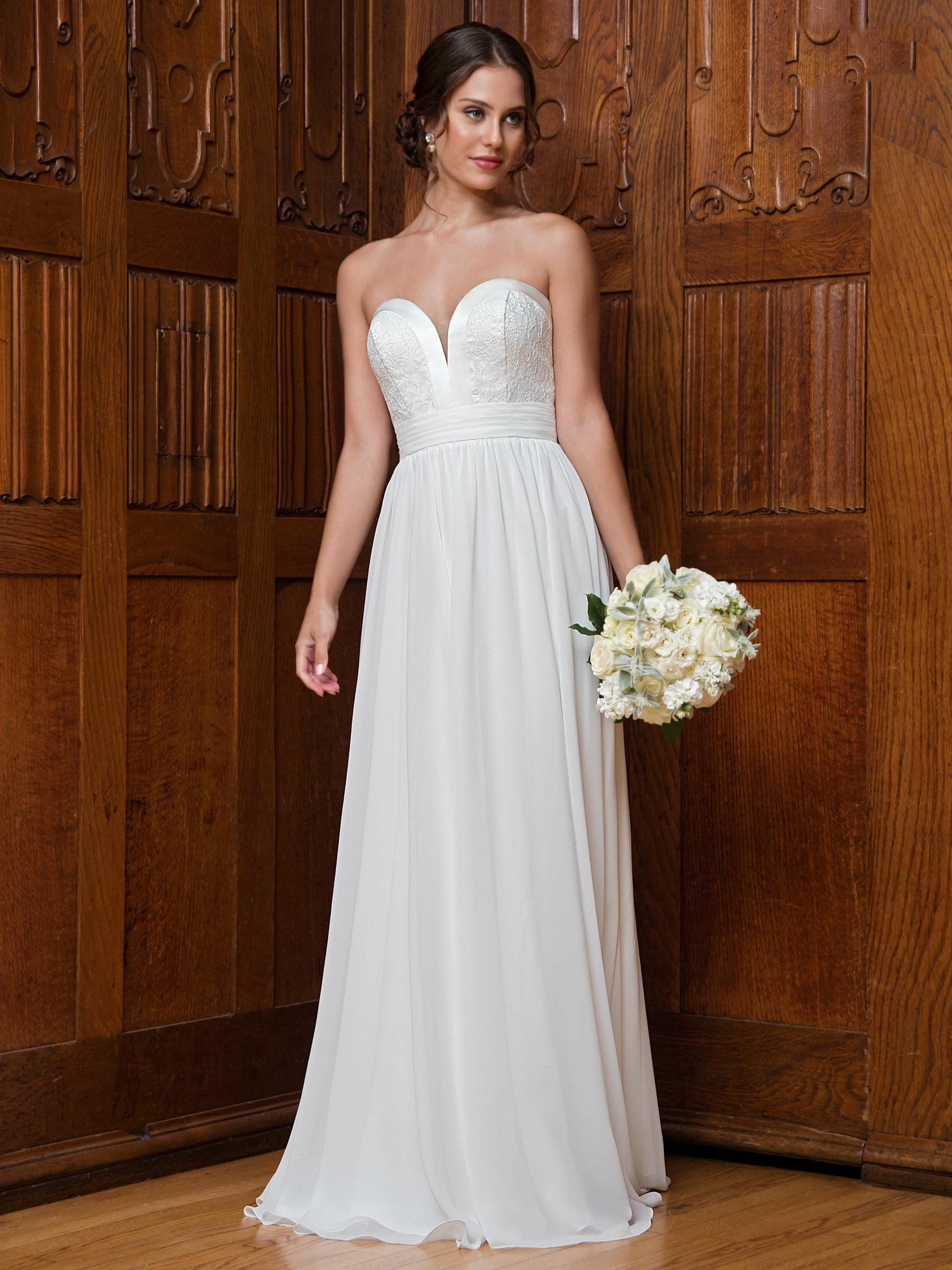 Free Wrap White Chiffon Lace Sweetheart Sheath Wedding Dresses Bridal Pageant Dresses Wedding Attire Dresses Custom Size 2-18 KF1217189