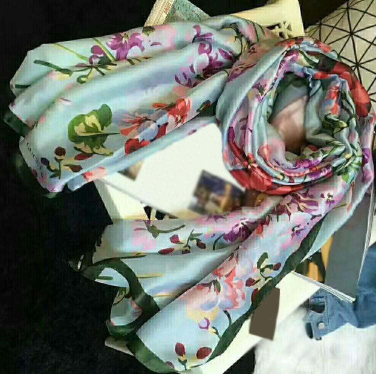 Fashion designer Scarf women&#039;s scarves Ring Headband Stole Pashmina autumn and winter brand silk timeless classic super long shawl Poncho soft