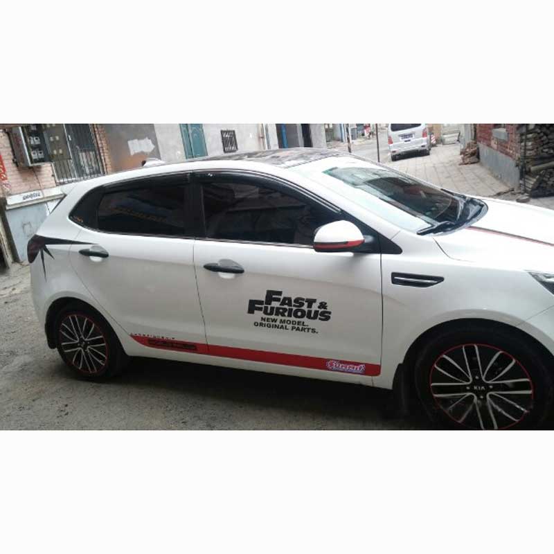 for Fast & Furious Car Sticker Personality Pull Decals Modified Side Door Reflective Cover Scratches Stickers Decals