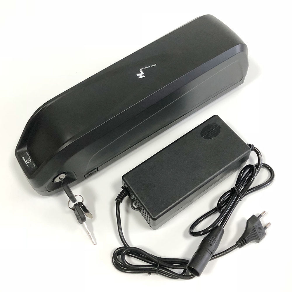 Free shipping Superior quality Down tube ebike 52V 13AH lithium battery for 250W to 1.35KW motor with charger