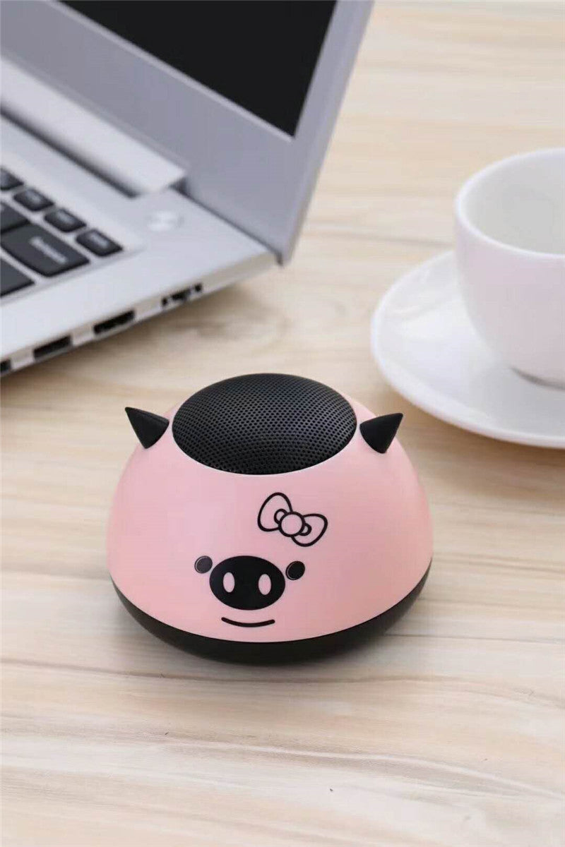 M510 pig cartoon portable speakers mini bluetooth speaker card small speaker toy bluetooth speaker desktop subwoofer