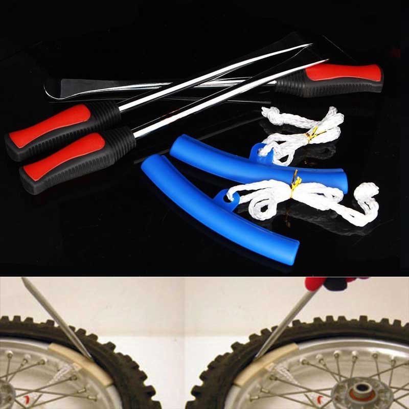 CAR 3pcs Tire Lever Tool Spoon Motorcycle Tire Iron Change with Wheel Rim Protector