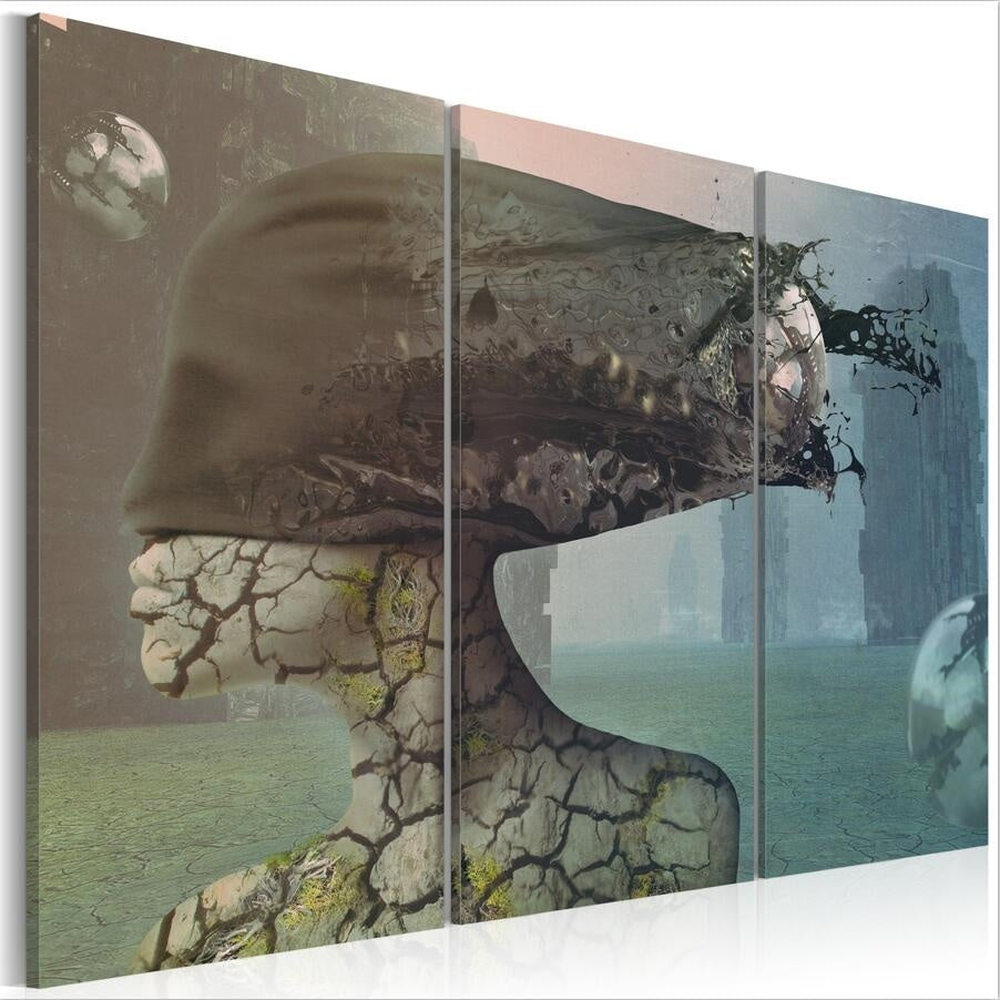 ( No Frame ) Canvas Print Modern Abstract Brainstorming Poster Home Wall Decor Painting Canvas Printing Art HD Print Painting