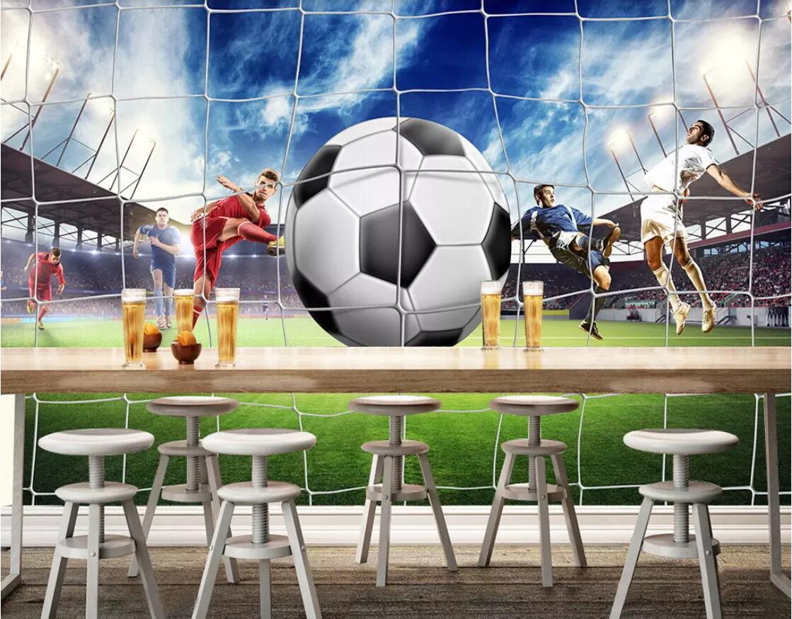 3d wallpaper custom photo mural World Cup 3d football stadium background wall decoration painting landscape wall tapestry 3d
