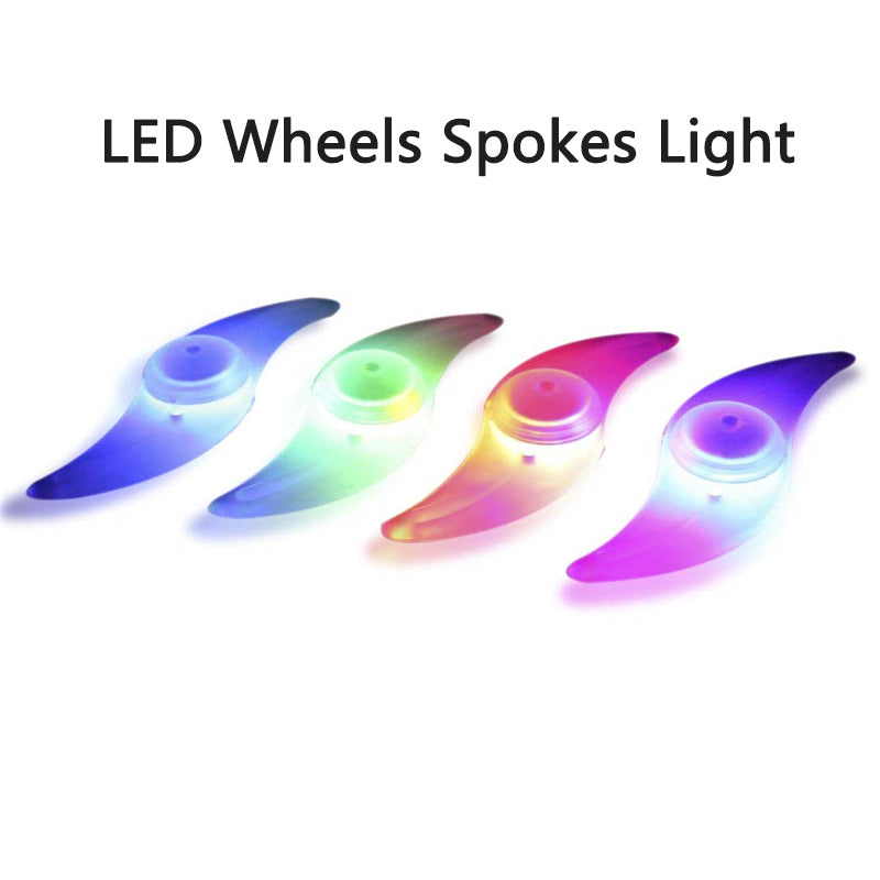 Bike Spoke Light Bicycle LED Wheels Spokes Lamp wheel Lights Bike Safety Alarm Lighting with CR2032 Batteries Cycling Decoration