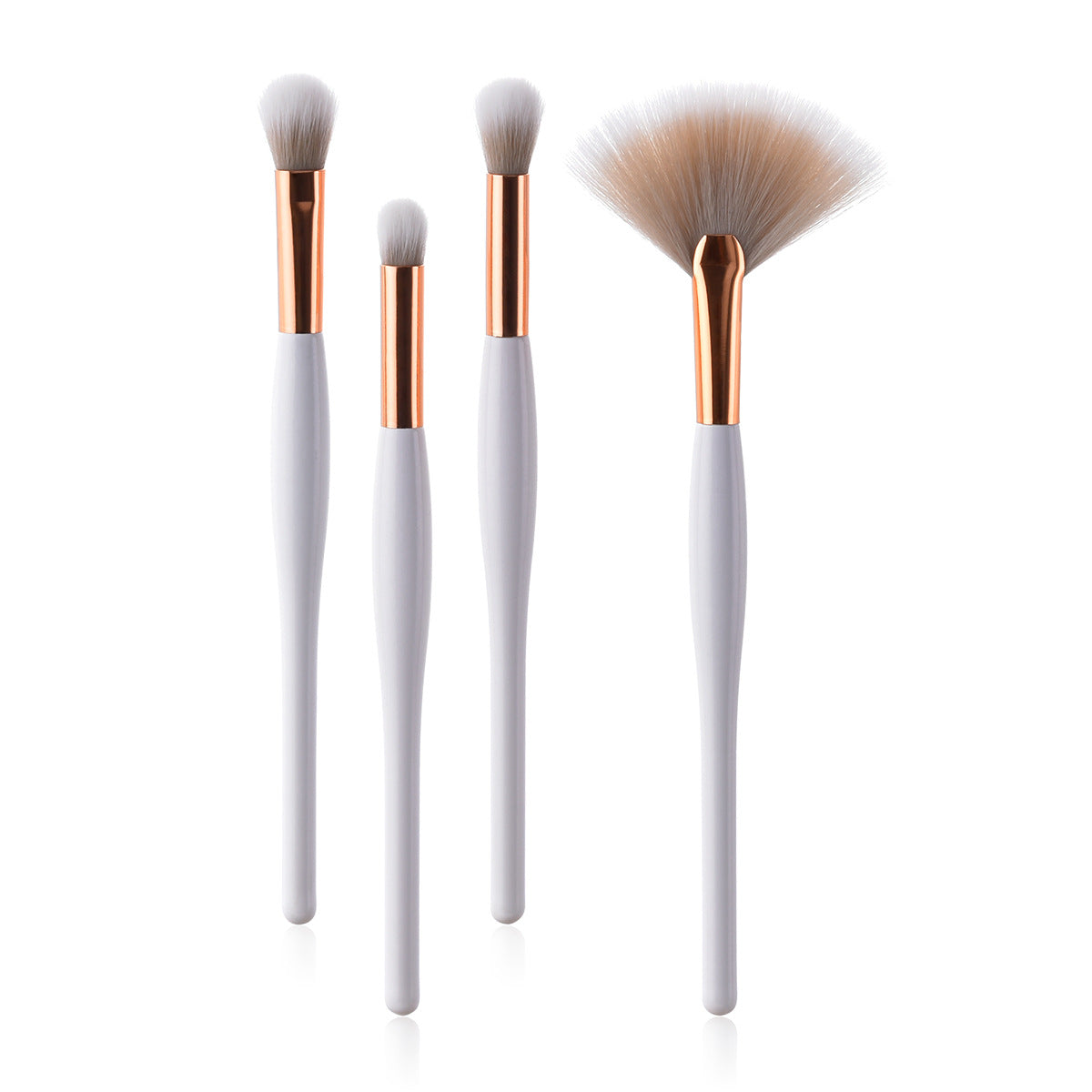 Newest makeup brushes set 4-8pcs brush tools wood handle nylon head brush for eyeshadow blush highlighter drop shipping