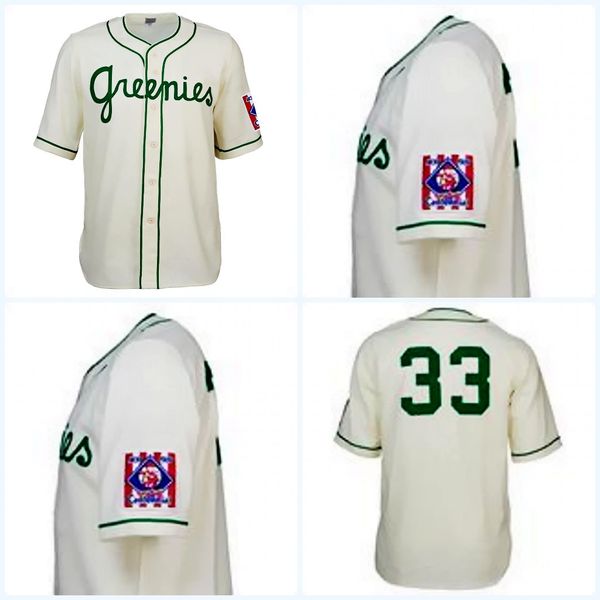Greenville Greenies 1939 Home Jersey Jersey Any Player or Number Sewn All Ed High Quality Free Shipping Baseball Jerseys
