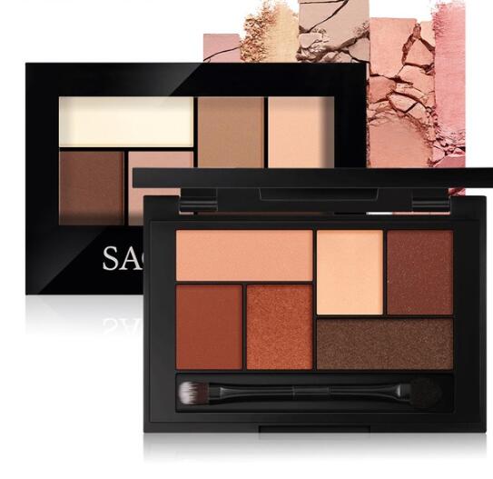 Matte Eyeshadow Palette MakeUp 8 Colors Glitter Eye Shadow With Brush Make Up Long Lasting Waterproof Natural Cosmetic