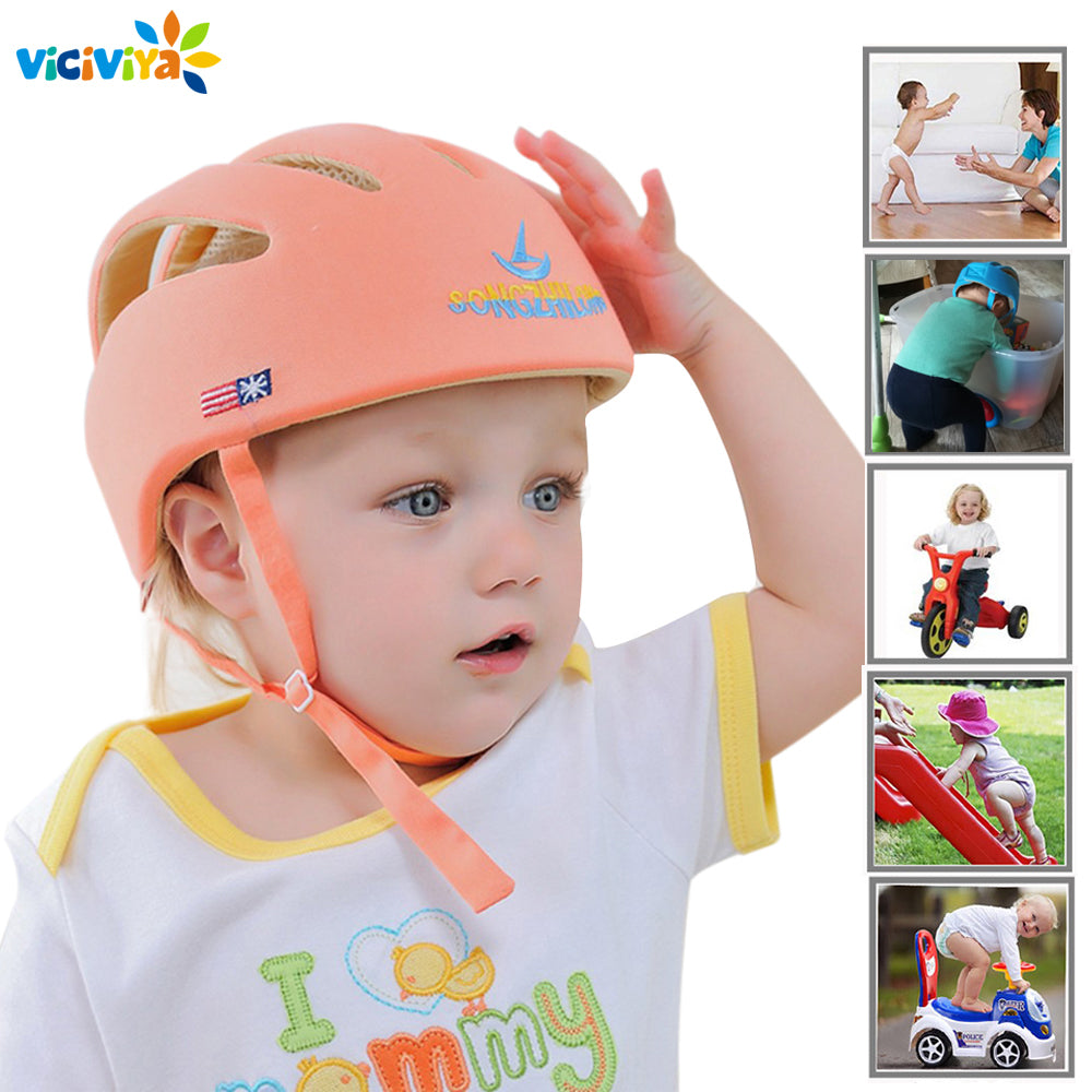 Baby Safety Protective Helmet For Babies Cotton Infant Protection Hats Children Cap For Boys Girls Capacete Infantil 2 Pcs- Lot Wholesale