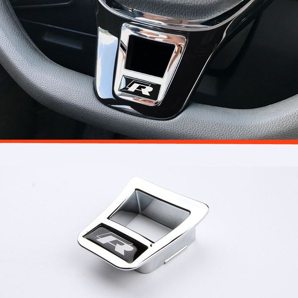 ABS R Style Inner Steering Wheel Cover Trim For Volkswagen VW Tiguan 2017 2018