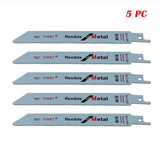 HOT SALES Wholesales Free shipping 5pcs 6&#039;&#039; Bi-metal T-Shank Reciprocating Saw Blades Fits Wood Metal Aluminum